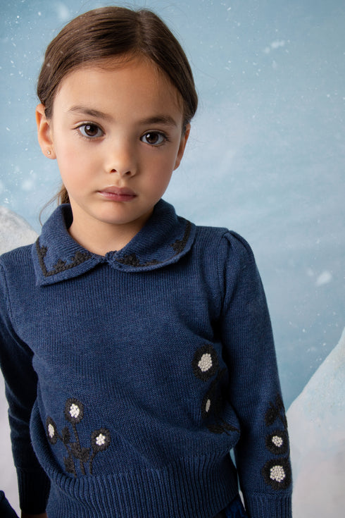 Noma Navy Knit Set